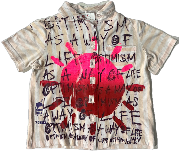 Optimism As A Way Of Life Kids Shirt (Size Kids 6/8A)