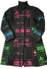 Load image into Gallery viewer, Positive Shipping Label Overcoat (Size Large)
