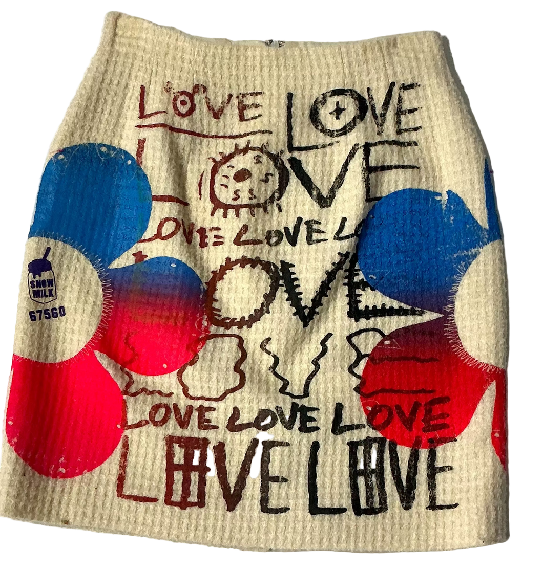 Love Love Love Skirt (Women's Size 6)