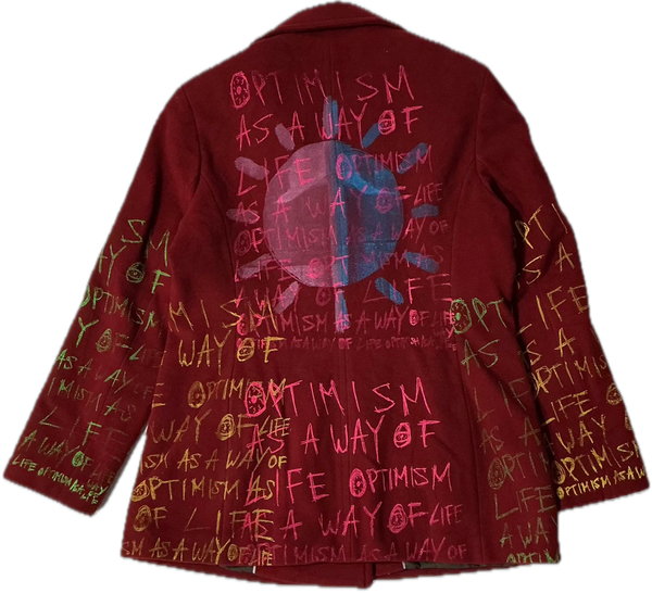 Optimism As A Way Of Life Coat (Size 12)