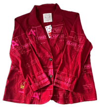 Load image into Gallery viewer, Positive Shipping Label Blazer (Size XL)
