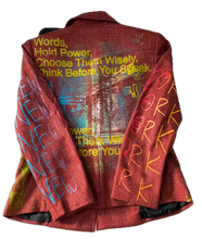 Load image into Gallery viewer, Words Hold Power Blazer (Size Women&#39;s 10P)
