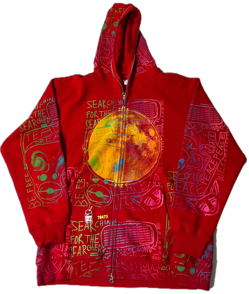 Searching For The Searchers Zip Up Hoodie (Size XL)