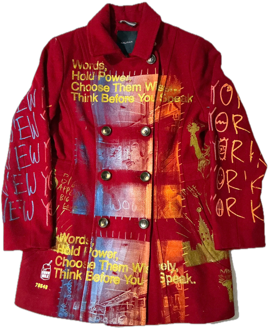 Words Hold Power Overcoat (Large)