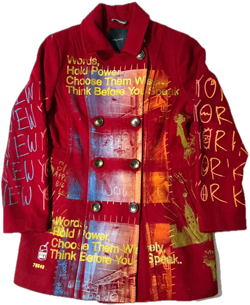 Words Hold Power Overcoat (Large)