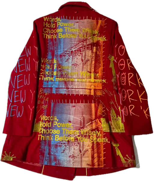 Words Hold Power Overcoat (Large)