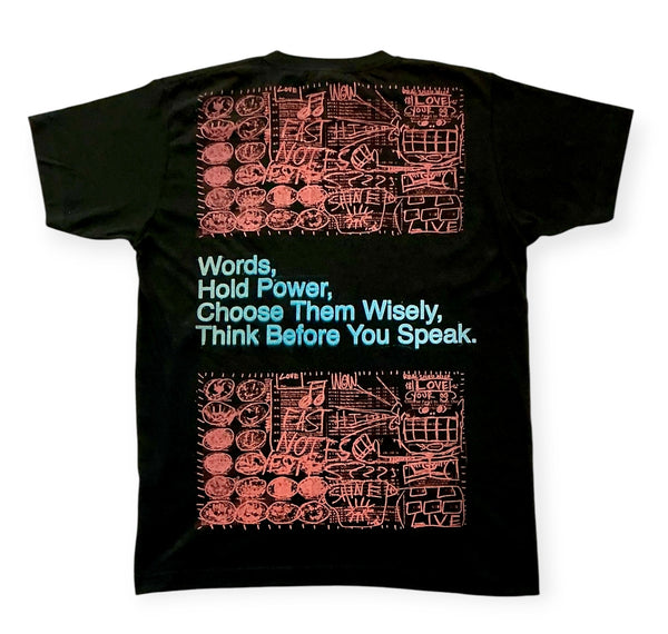 Words Hold Power Tee (Size Medium)