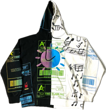 Load image into Gallery viewer, Optimism As A Way Of Life Split Color Hoodie (Size 2XL)
