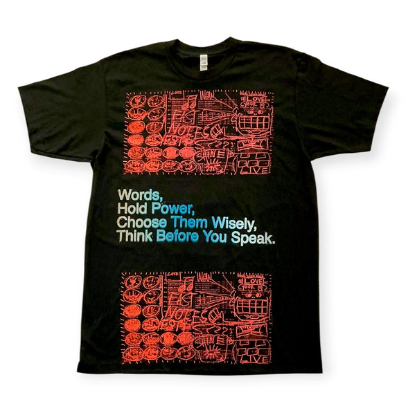 Words Hold Power Tee (Size Large)