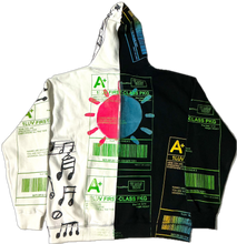 Load image into Gallery viewer, Optimism As A Way Of Life Split Color Hoodie (Size 2XL)
