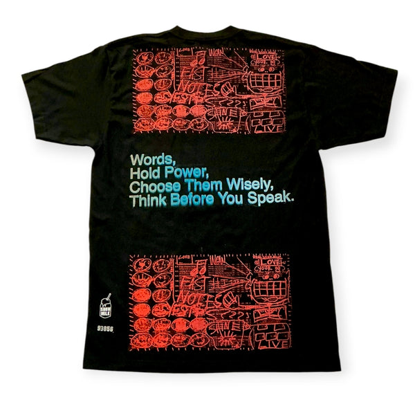 Words Hold Power Tee (Size Large)
