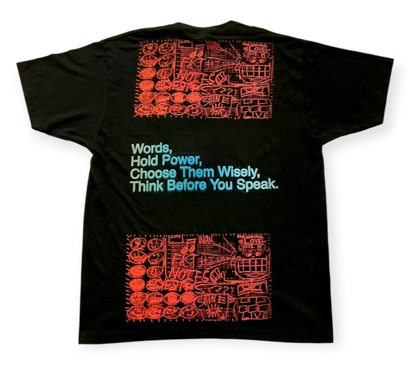 Words Hold Power Tee (Size XL)