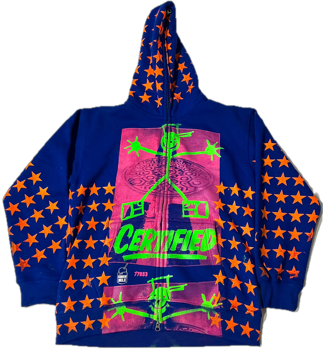 Certified Zip Up Hoodie (Size Medium)