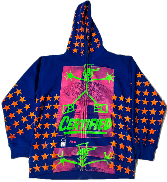 Certified Zip Up Hoodie (Size Medium)