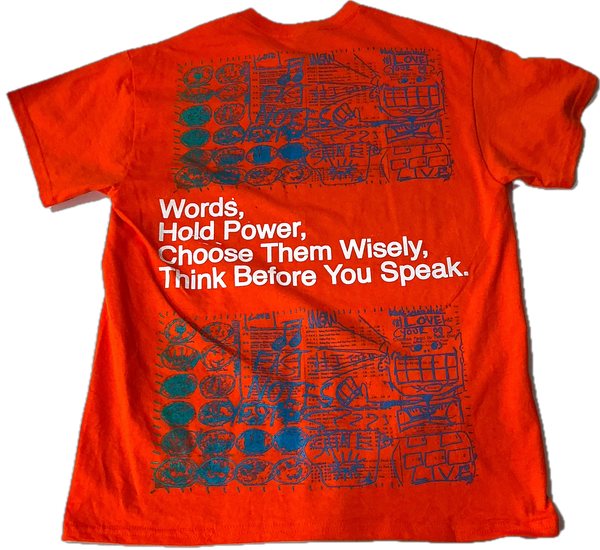 Words Hold Power Tee (Size Medium)