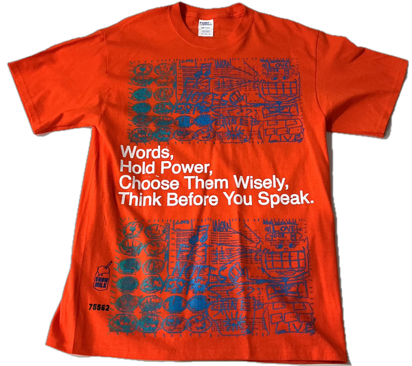Words Hold Power Tee (Size Medium)
