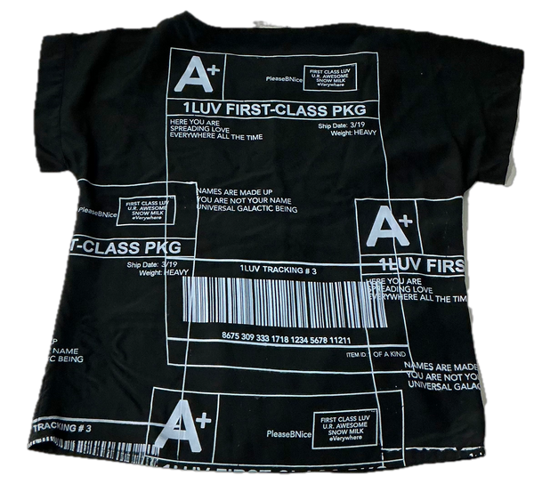 Positive Shipping Label Shirt (Size Small)
