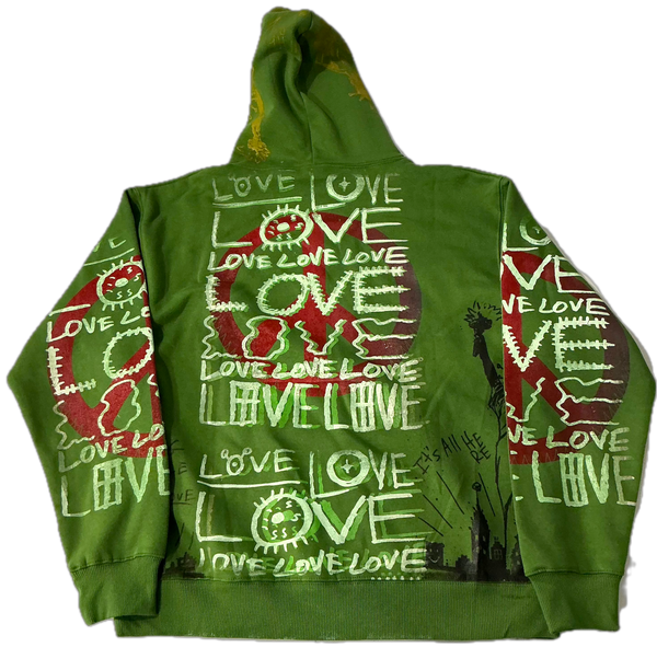 Love Love Love Hoodie (Size Large)