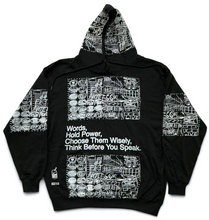 Load image into Gallery viewer, Words Hold Power Hoodie (Size Large)
