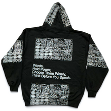 Load image into Gallery viewer, Words Hold Power Hoodie (Size Large)
