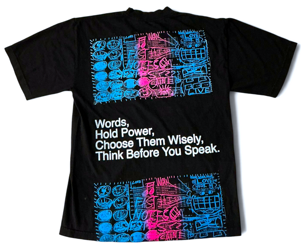 Words Hold Power 6.5 oz Tee (Size Small)