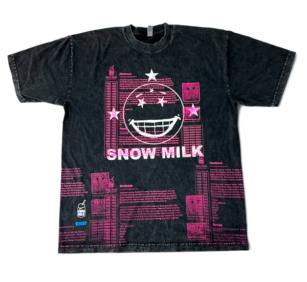Snow Milk Kindness 6.5oz Tee (Size Large)