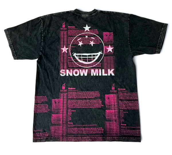 Snow Milk Kindness 6.5oz Tee (Size Large)