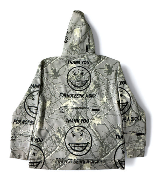 Thank You For Not Being A Dick Zip Up Hoodie (Size XL)