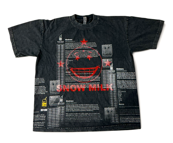 Snow Milk Kindness 6.5oz Tee (Size Medium)