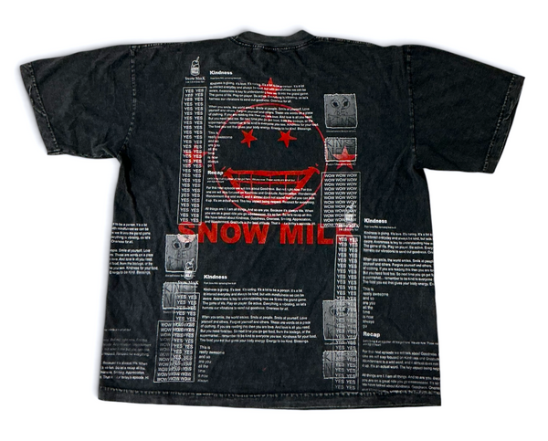 Snow Milk Kindness 6.5oz Tee (Size Medium)