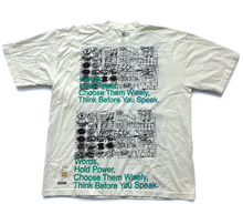 Load image into Gallery viewer, Words Hold Power 6.5oz Tee (Size XL)
