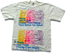 Load image into Gallery viewer, Words Hold Power 6.5oz Tee (Size Medium)
