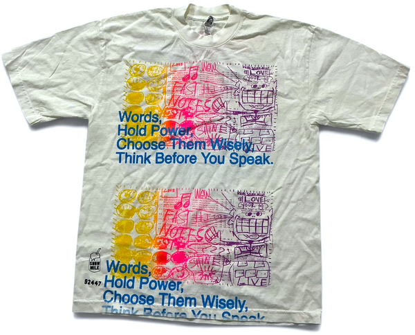 Words Hold Power 6.5oz Tee (Size Medium)
