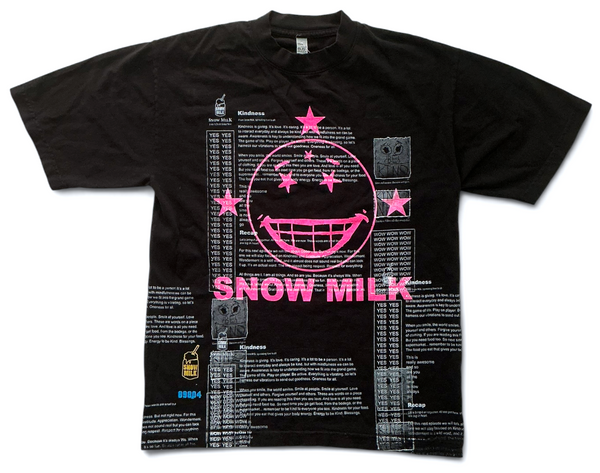 Snow Milk Kindness 6.5oz Tee (Size Small)