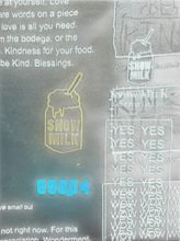 Load image into Gallery viewer, Snow Milk Kindness 6.5oz Tee (Size Small)
