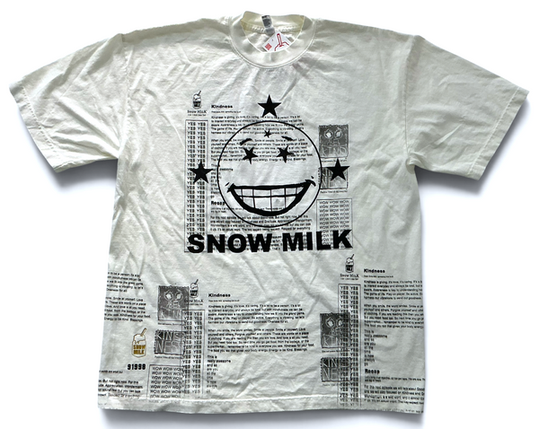 Snow Milk Kindness 6.5oz Tee (Size Large)