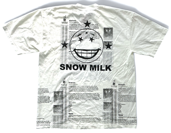 Snow Milk Kindness 6.5oz Tee (Size Large)