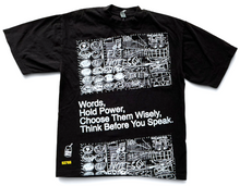 Load image into Gallery viewer, Words Hold Power 6.5oz Tee (Size Small)
