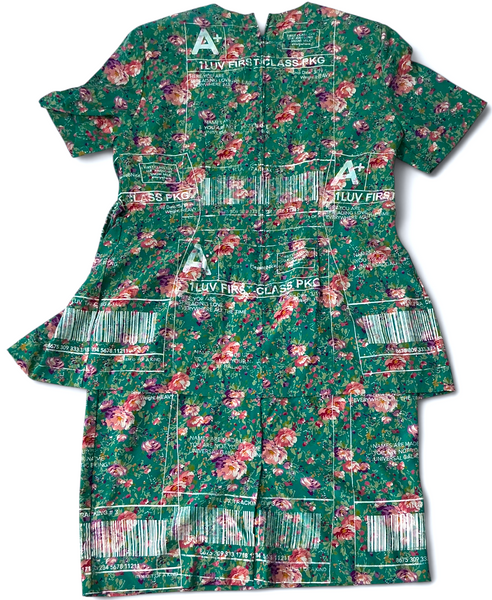 Positive Shipping Label Dress (Size 16)