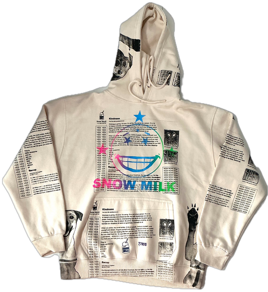 Snow Milk Kindness Hoodie (Size Large)