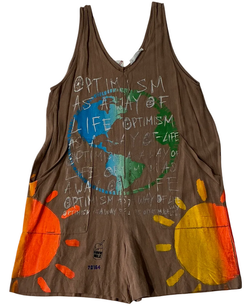Optimism As A Way Of Life Romper (Size Large)
