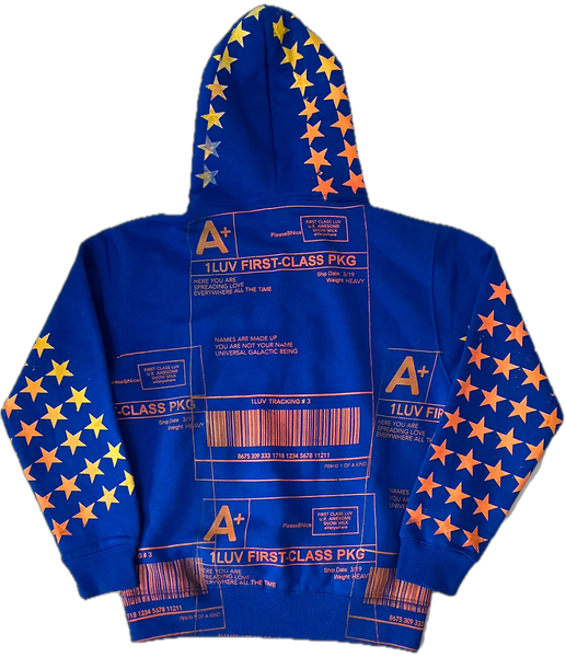 Positive Shipping Label Hoodie (Size Small)