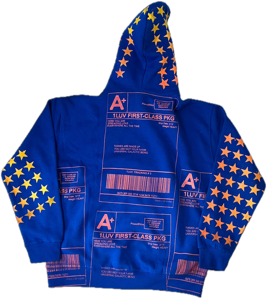 Positive Shipping Label Hoodie (Size XL)