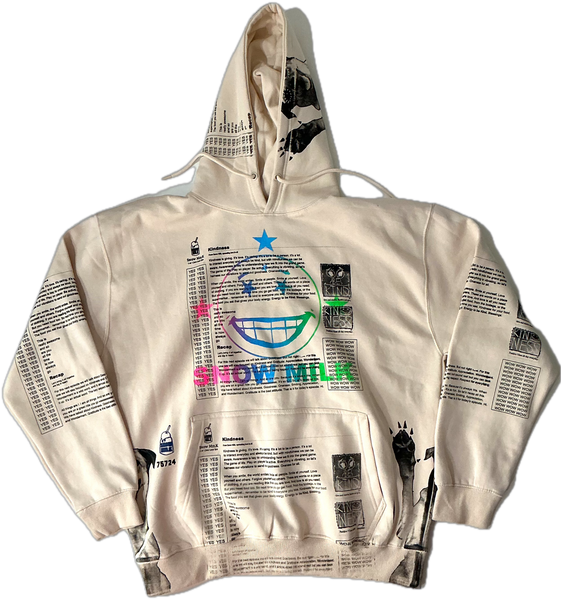 Snow Milk Kindness Hoodie (Size XL)