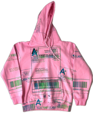 Load image into Gallery viewer, Positive Shipping Label Hoodie (Size Small)
