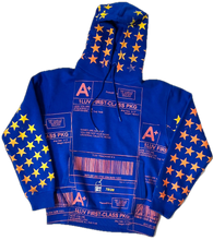 Load image into Gallery viewer, Positive Shipping Label Hoodie (Size Small)
