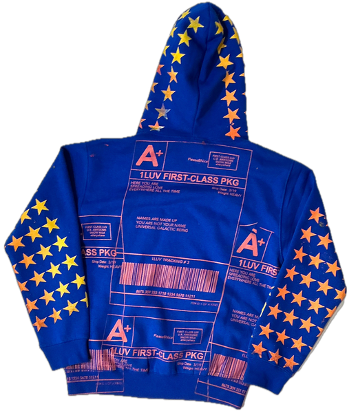 Positive Shipping Label Hoodie (Size Small)