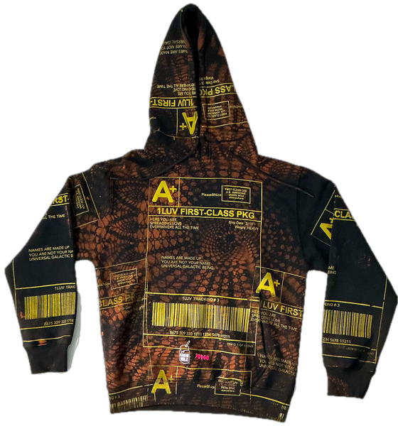 World Peace Bleached Hoodie (Size Small)