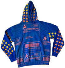 Load image into Gallery viewer, Positive Shipping Label Bleached Hoodie (Size Large)
