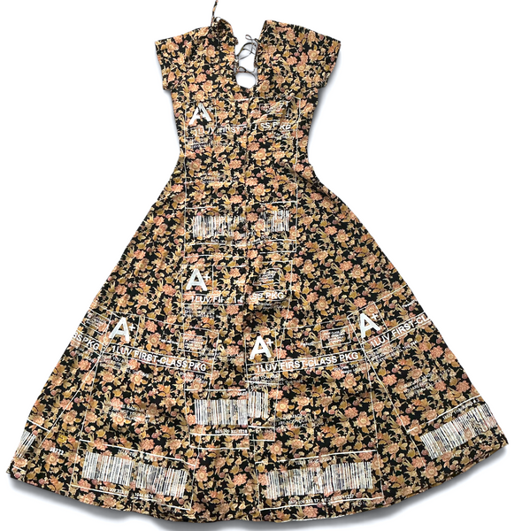 The Positive Shipping Label Dress (Size Small)